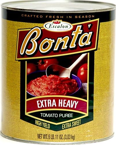 Bonta Extra Heavy Tomato Puree, 6-pound 11-ounce No. 10 Can