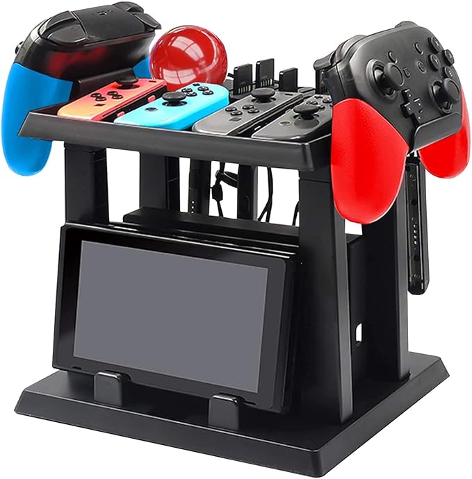 Switch Station Multifunctional Storage Stand for Nintendo Switch Holder Bracket Dock Tower Joy