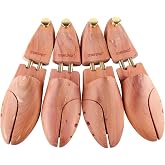 Cedar Space Cedar Shoe Trees for Men,1-2 Pairs Wooden Shoe Stretcher Tree, Natural Cedar Wood Shoe Trees Widener &amp; Shaper