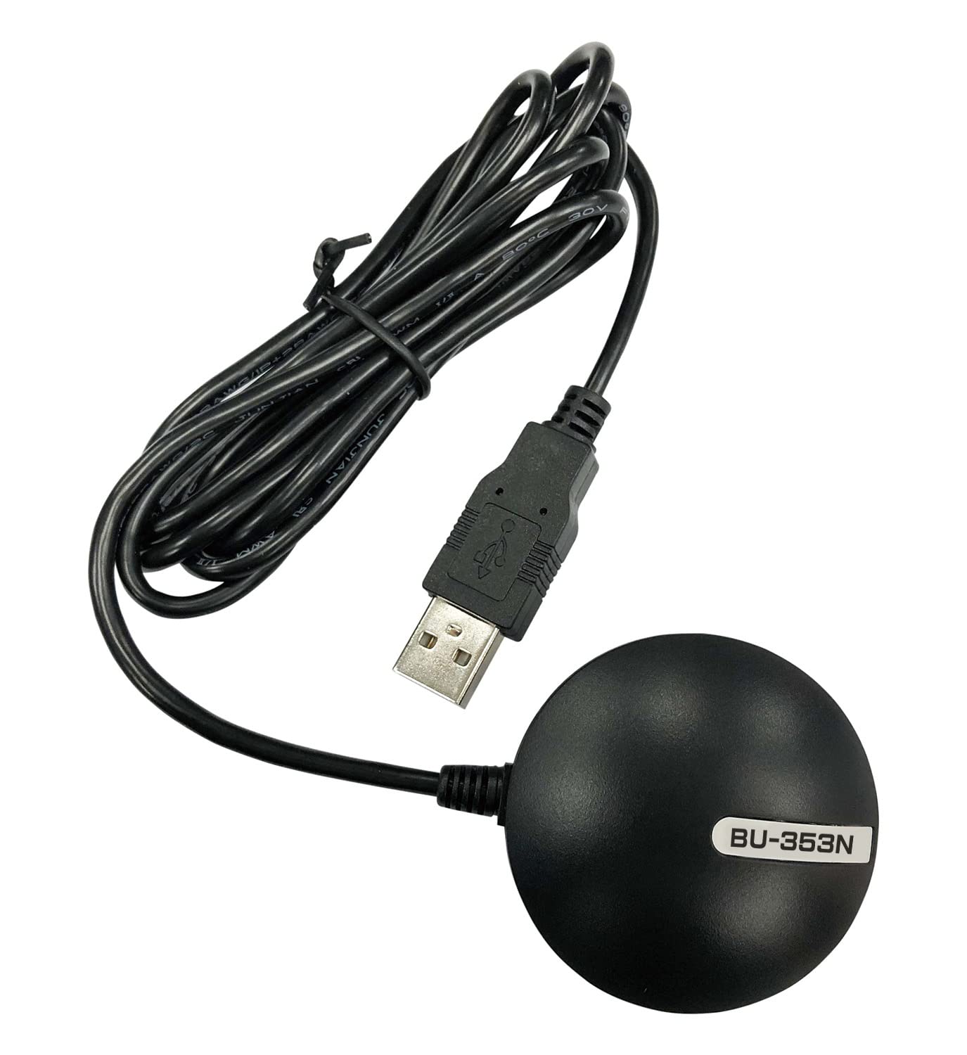 GlobalSat BU-353N USB GPS Receiver, Black Made in Taiwan