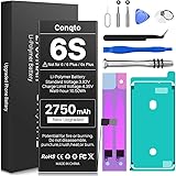[2750mAh] Battery for iPhone 6S (2021 New Version), Conqto New Upgraded Higher Capacity 0 Cycle Battery Replacement for iPhon