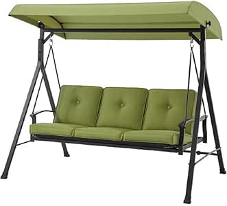 Amazon.com : Mainstays Belden Park 3-Person Hammock Swing ...