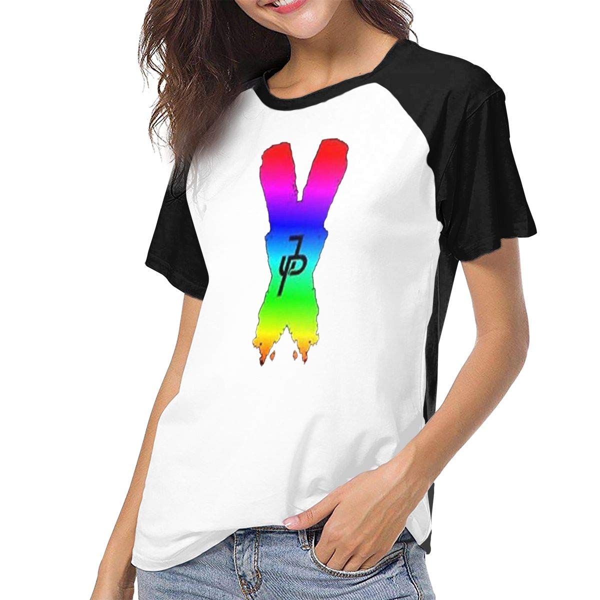 Bkashy Womens T Shirt Jake Paul Tee Shirts Casual Cotton T Shirt Short Sleeve Round Neck Tshirt For Women Youth Girls Girls