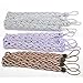 Weixinbuy House Window Curtain TieBacks Knitted Braided Curtain Cord Rope Buckle