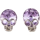 EVBEA Cute Skull Studs Womens Gothic Cool Statement Skeleton Jewelry Candy Skull Earrings