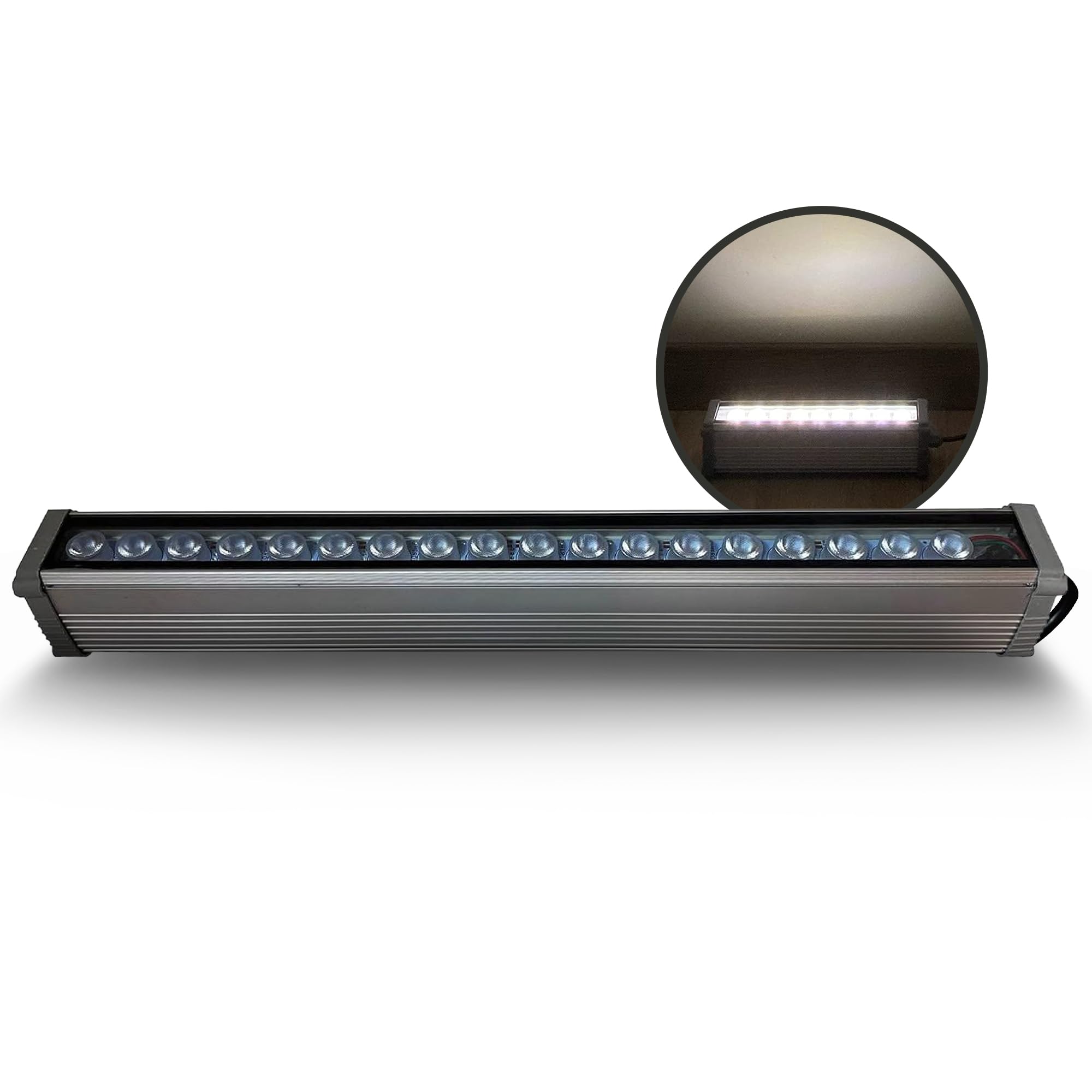 LedRica Indoor and Outdoor Lights, Modern Garden and Wall Lights, Weather-Resistant Wall Lights, Wall Washers with IP65 Waterproof Driver, Includes Hardware, Warm White, 18 Watts