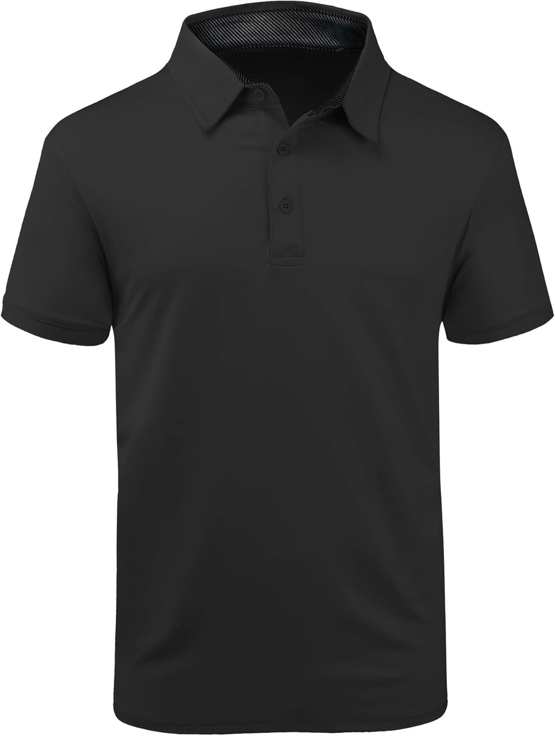 ZITY Mens Polo Shirt Cool Quick-Dry Sweat-Wicking Color Block Short Sleeve Sports Golf Tennis T-Shirt: Clothing