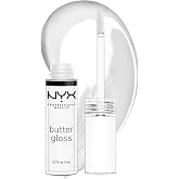 NYX PROFESSIONAL MAKEUP Butter Gloss, Non-Sticky Lip Gloss - Sugar Glass ,Clear