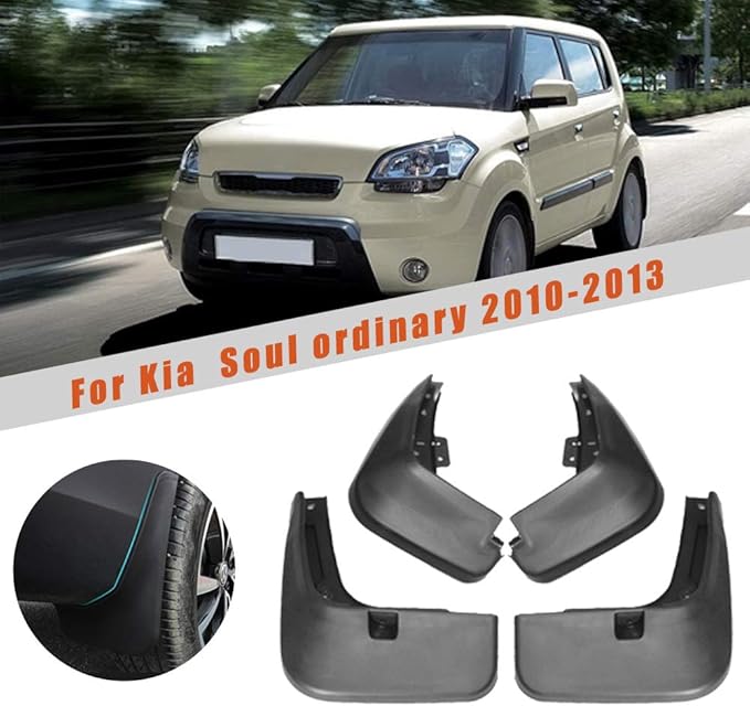 Upgraded Car Mud Flaps Mudguards for KIA Soul basic 20102013 Front