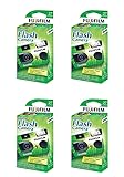 4x Fuji Quicksnap Flash 400 Disposable 35mm Camera