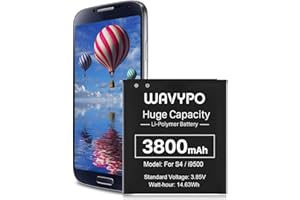 [3800mAh] Battery for Galaxy S4, Upgraded High Capacity Replacement Battery for Samsung Galaxy S4 EB-B600BE,AT&T I337,Verizon