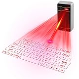 Virtual Keyboard, Mini Wireless Projection Bluetooth Virtual Keyboard for Desktop Laptop Tablet Smartphone