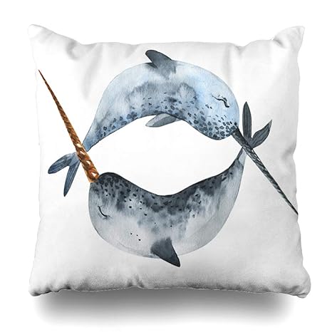Amazon Com Ahawoso Decorative Throw Pillow Cover Underwater Blue
