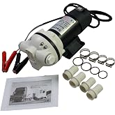 Sachiel DC 12V DEF Transfer Pump for Diesel Exhaust Fluid, Diaphragm Irrigation Self-Priming Electric Water Pump, Chemical Transfer Compatible, 400W, 10.6 GPM, 36ft Lift