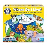 Orchard Toys 69 Where Do I Live Game?, Children's Game, One Size, Multicolor