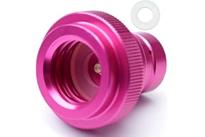 YUXIVCNE CO2 Quick Adapter Upgraded for Soda Water Bubbler Compatible with DUO/Terra/Art, Soda Maker Valve Refill Accessories for Quick Connecting Universal CO2 Cylinder with TR21-4 Male Thread, purple