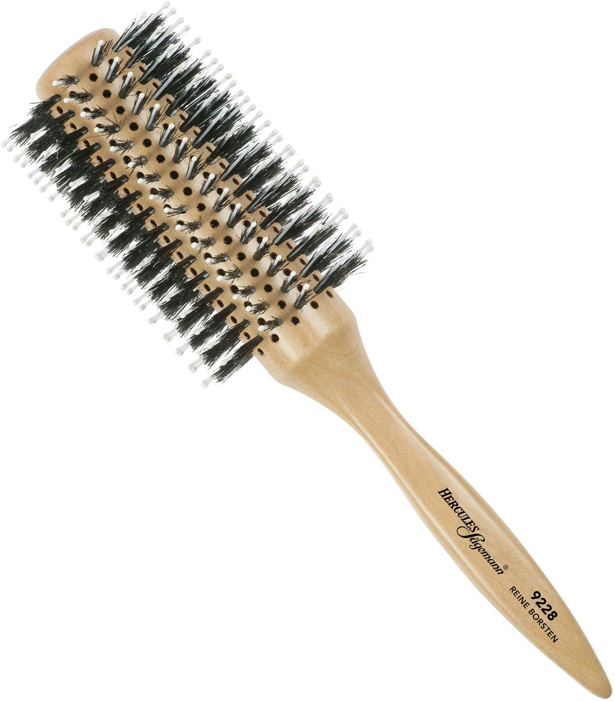 Hercules Sägemann Radial Brush with Natural Boar Bristles | Ø 65 mm, Wood — image 1
