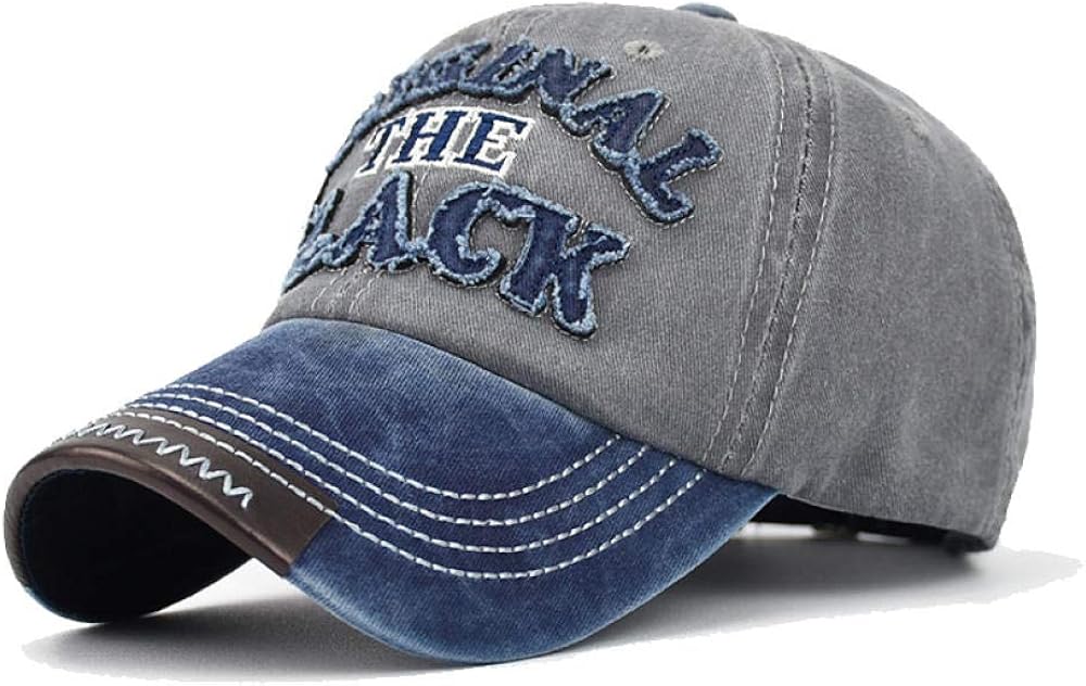 PPSTYLE Berretto da Baseball da Uomo Retro Patchwork Ricamato