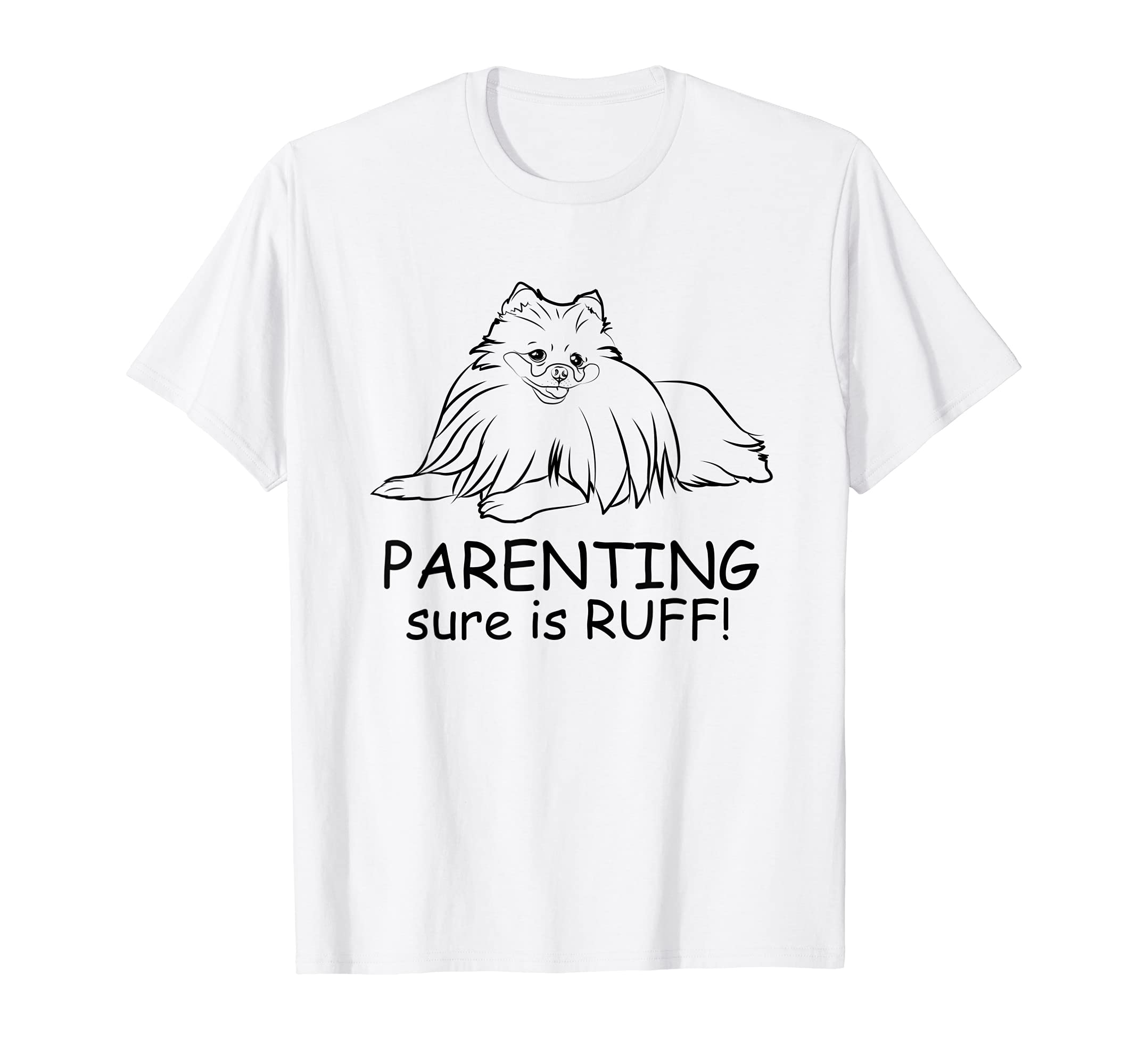 Pomeranian Dog Love-r Cute Funny Dog Mom T-Shirt
