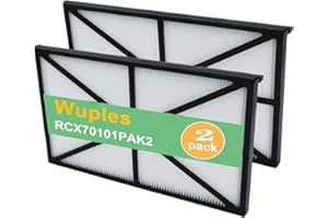 Wuples RCX70101PAK2 Pool Filter Cartridges Replacement Compatible with Hayward Robotic AquaVac & TigerShark & SharkVac In-gro