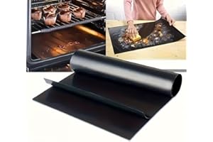 2 Pack of Heavy Duty Non-Stick Oven Liners: BPA and PFOA Free, Great for electric ovens, gas stoves, microwaves, charcoal and