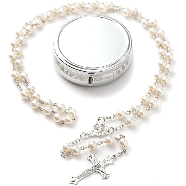 Collier De Perles Chapelet - Collier Personnalisé - Meilleur Cadeau