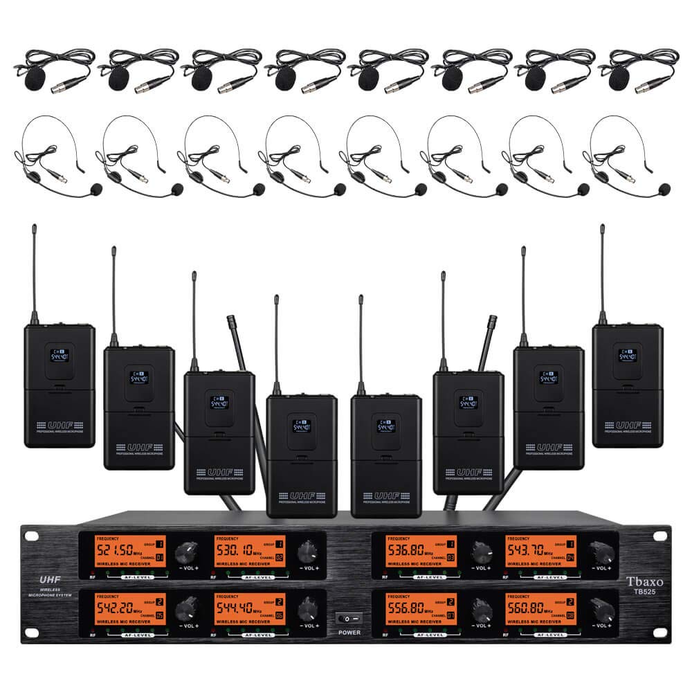 wenwen Wireless Microphone System Pro Audio 8
