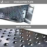 VOUNOT Loading Ramps Set of 2 Heavy Duty Steel Ramps 400 kg 160x23x5 cm view 3