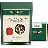 VAHDAM, India's Original Masala Chai Tea Loose Leaf (50 Cups/3.53oz) Blend Of Black Tea, Cinnamon, Cardamom, Cloves & Black Pepper | Ancient Indian House Recipe Of Spiced Masala Tea