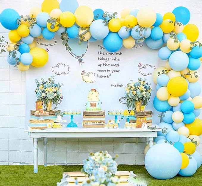 winnie the pooh baby shower balloons