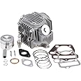 GOOFIT 52.4mm Cylinder Head with Piston and Gasket Replacement for 4 Stroke Taotao Chinese 110cc ATV Scooter Dirt Bike Go Kart