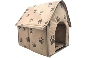 Telisii Portable Dog House House Indoor Small Foldable pet House for Dogs Cats Soft and Warm