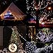 Esky Solar Fairy Lights Solar Lights Garden Solar LED String Lights Waterproof Solar Powered Fairy lights 100 LED 3 Modes 55ft 17m for Garden, Patio, Yard, Home, Wedding(Warm White) (White)