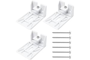 GRONGU 3/4" Blinds Shade Brackets Compatible with Hunter Douglas Duette, Blinds Mounting Clips Fit for Honeycomb, Cellular and Applause Shades, 3 Pack