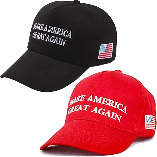 trump in baseball hat