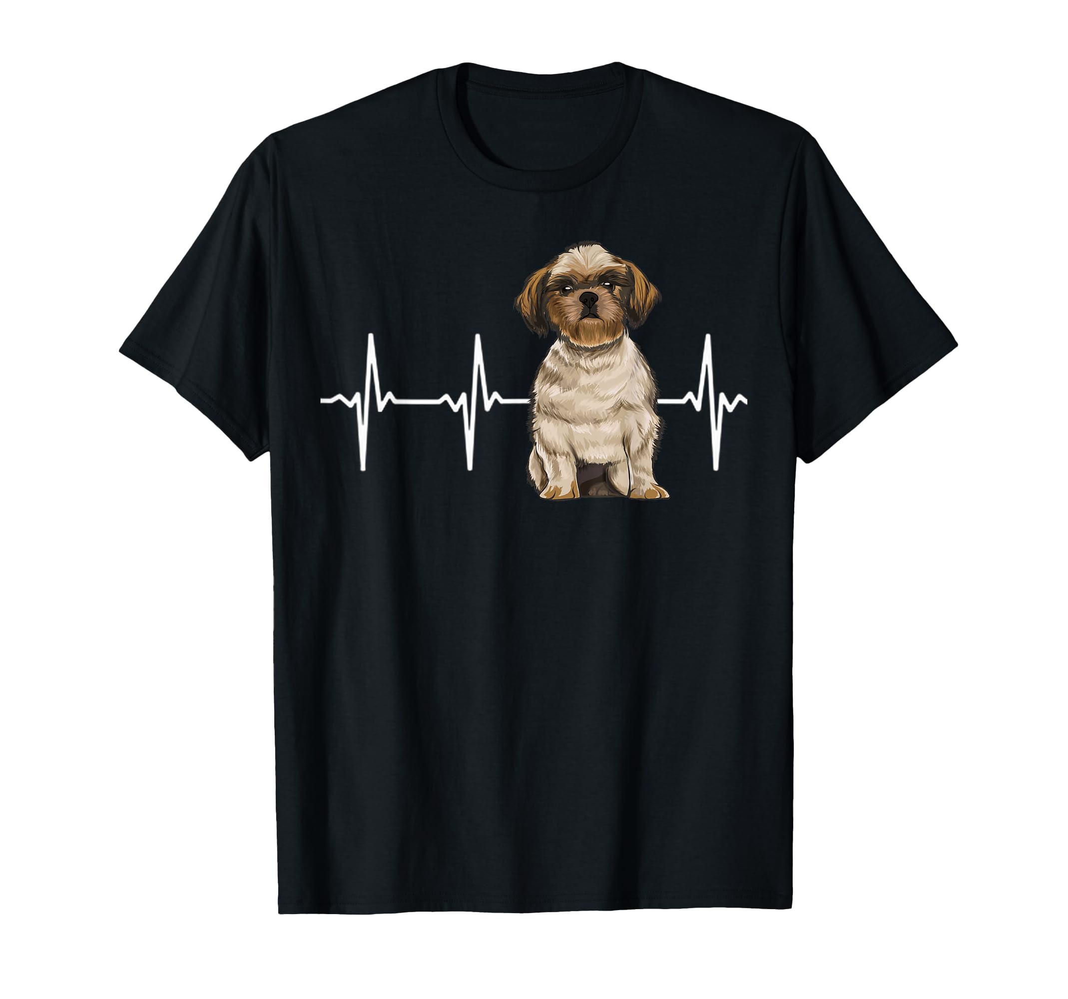 Shih Tzu Heartbeat Dog Lover T-Shirt