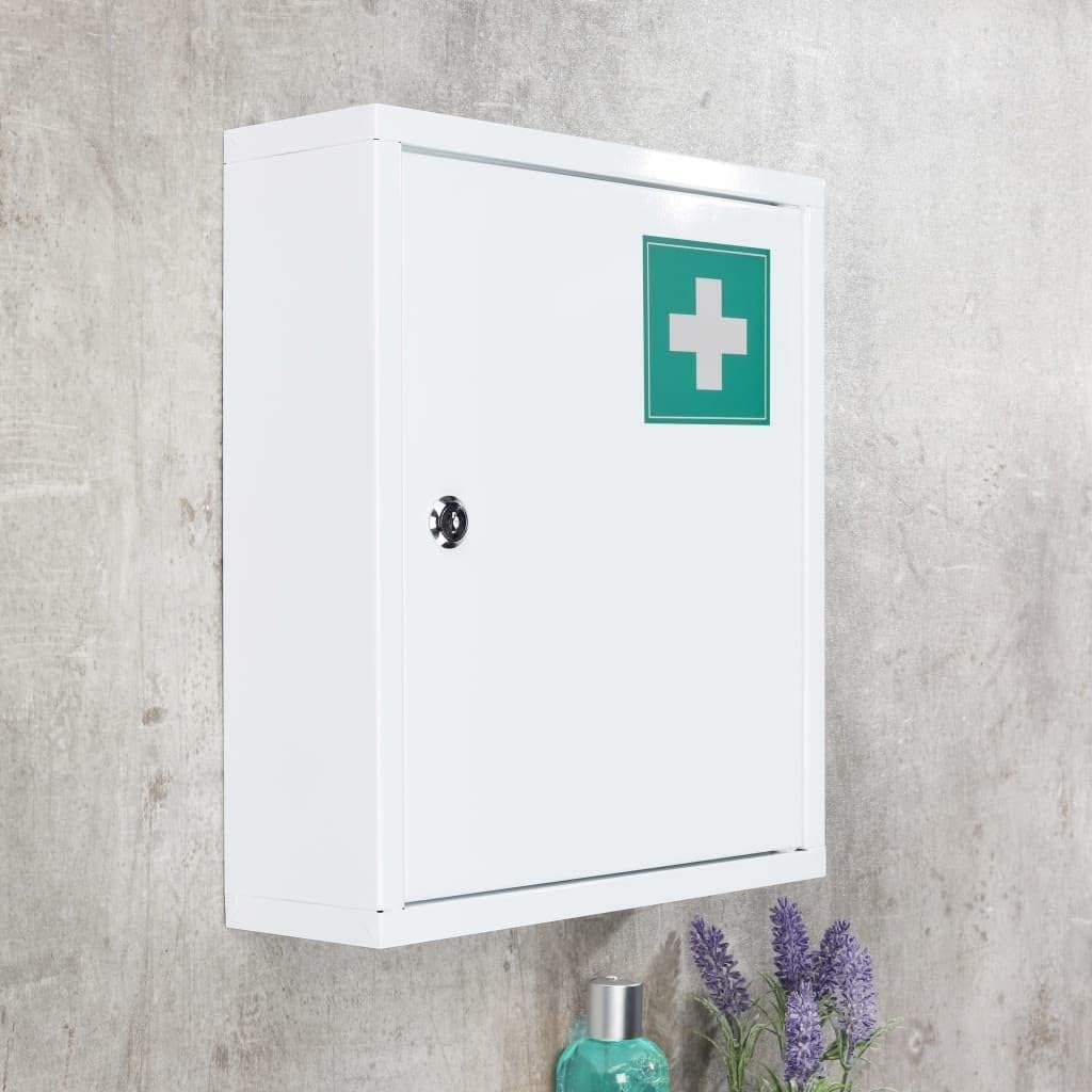 Haushalt International Steel medicine cabinet - 31.5 x 10 x 36 cm, White - Image 3
