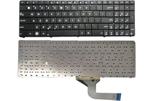 Gintai Laptop Black Keyboard No Backlit Replacement for ASUS X53S X54H X55V K52 K53 G51 G53 U53 F50 N50 K53 N53 A52 A53 G60 G