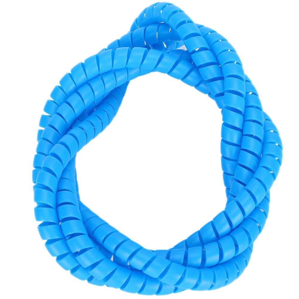 70.9in Cable Protector Spiral Anti‑Bite Pets Chew Protector Tube for Protect Wires from Rabbits Cats Dogs Pets(Blue)