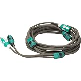 KICKER 47KMI3 Marine Series 2-Ch RCA Interconnect, 3.0m | Boat amplifier to head unit patch cord, left and right audio feed, 10 foot run for helm console hookups