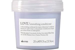 Davines LOVE Smoothing Conditioner, Smoothing Formula for Frizzy or Coarse Hair, Soften and Nourish
