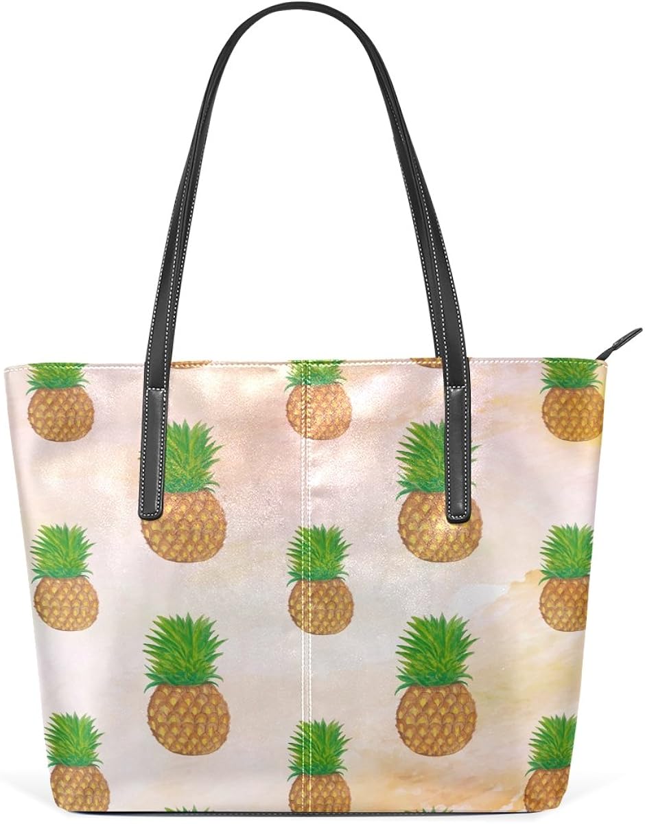 pineapple leather bag