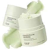 CKD Green Plum AHA·BHA Grinding Cleansing Oil Balm - Sherbet Balm Korean Cleanser for Makeup, Sebum & Blackhead Removal. Exfoliating with 4-Acid Complex for All types of Skin. 1.75 fl oz