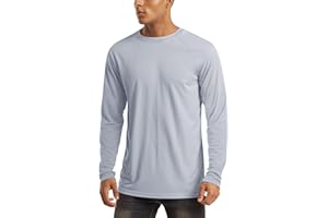 MAGCOMSEN Men's Long Sleeve Shirts UPF 50+ UV Sun Protection Athletic Shirts for Hiking Running Workout Rash Guard