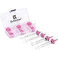 Gufastoe 10pcs Original and Mini Pink Nipples with Syringes for Pets and Wildlifes