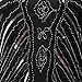 QNPRT 1920s Gatsby Dress Sequin Maxi Long Evening Cocktail Prom for Women