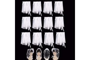 CoscosX 30 Pack Clear Rain Bonnets Waterproof Rain Hats Plastic Rain Bonnet With Full Visor White Head Scarf Wide Brim Bucket Rain Caps Protect Hairstyle Hairdo Protector for Women&Lady Rain Wearing