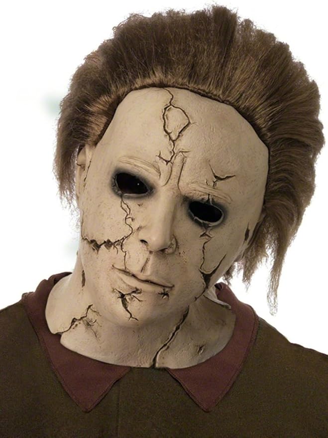 Original Lizenz Michael Myers Halloweenmaske für Herren Halloween Gruselmaske Herrenmaske Horror