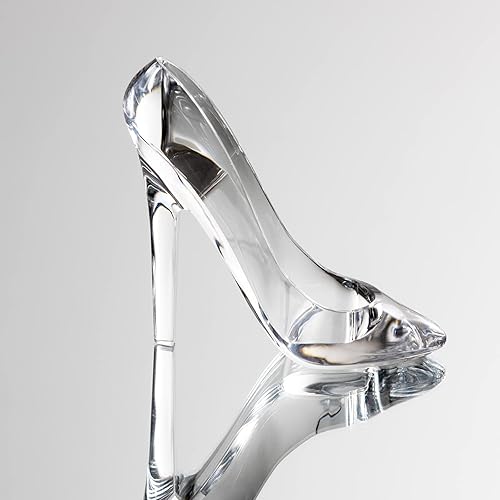 GIMURM Crystal Slipper Shoe,Acrylic Princess High Heels Shoes