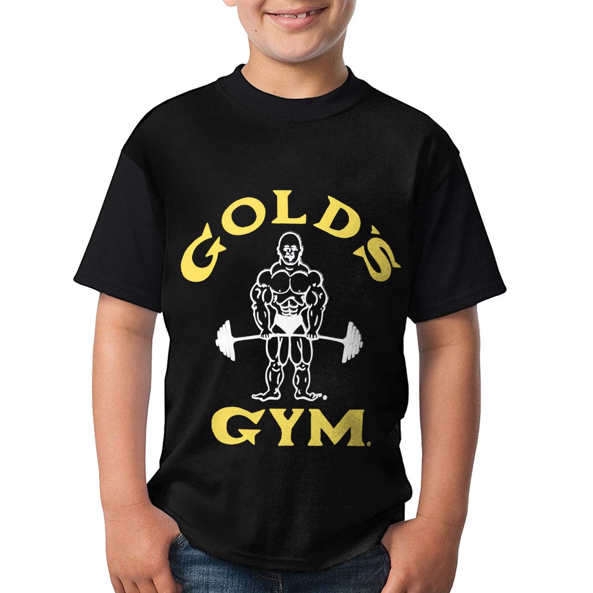 Gold's Gym Classic Joe Ness Short Sleeve Teen Girls Big Girls Tee T Shirt